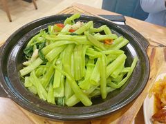 啫啫通菜-香港深井掂檔烧鹅茶餐厅(海韵城店)