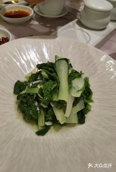 喜鼎海胆水饺(平安金融中心店)有机小白菜蒸虾皮图片