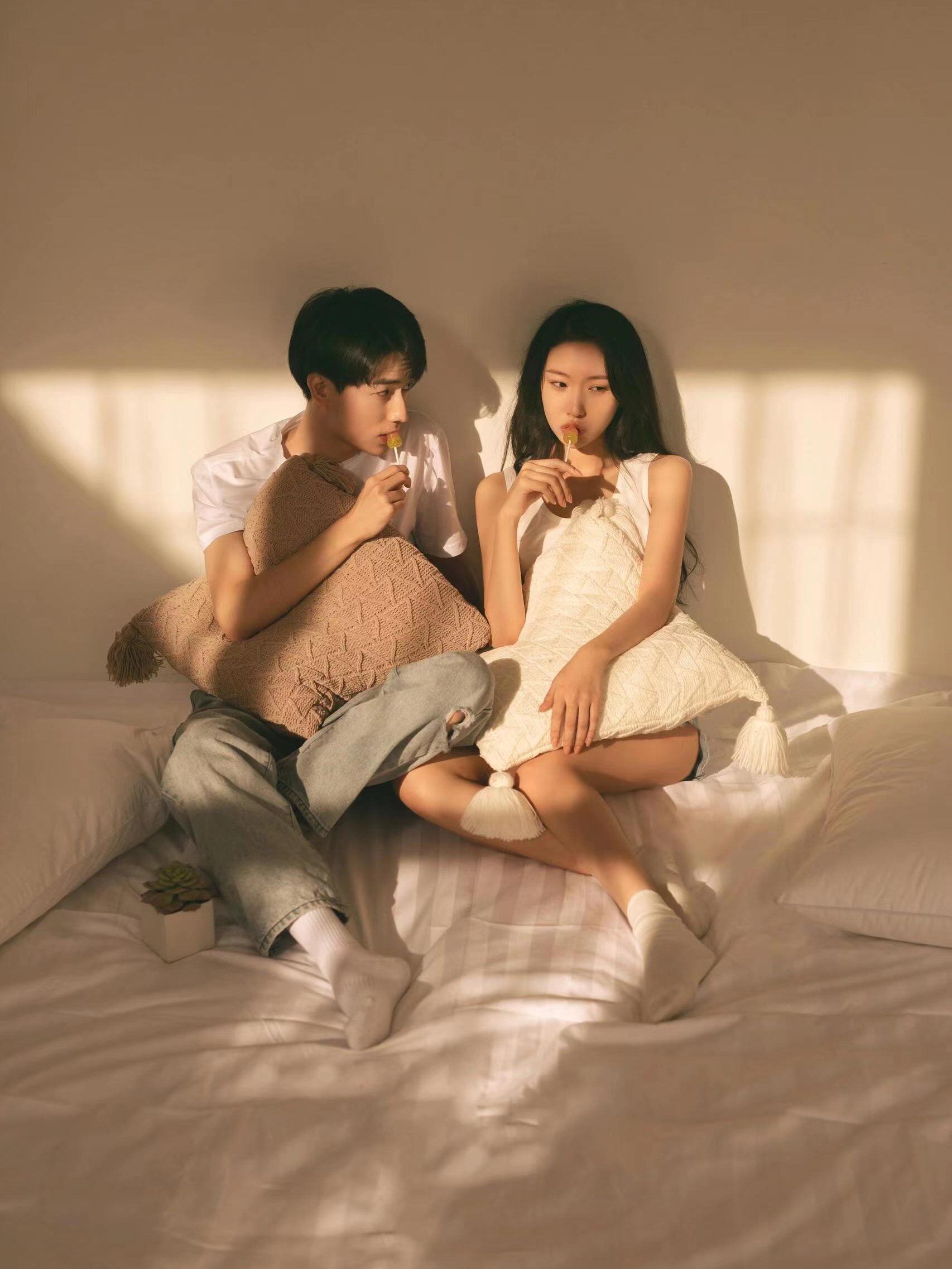 情侣写真.室内居家风