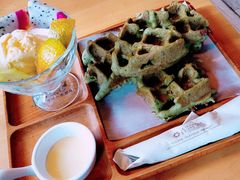 抹茶红豆松饼-猫的天空之城概念书店(丽江古城饮玉巷店)