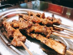 碳烤羊肉串-手抄板凳江南菜(湖滨商业街店)