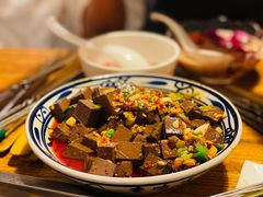 辣子蒜羊血-福苗小骆驼烧烤(大唐不夜城店)