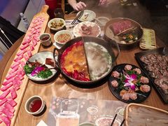 草本鸳鸯锅-盡膳口福跷脚牛肉火锅(晶耀前滩店)