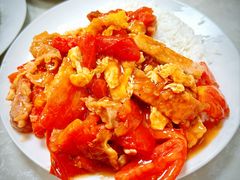 番茄猪扒饭-好好滋味茶餐厅