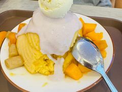 双芋芒果冰沙-鲜芋仙(苏州干将店)