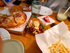 培根披萨-新月集庭院咖啡馆(老邮局店)