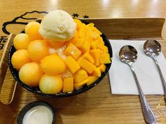 芒果哈密瓜雪花冰-雪花姐姐(泰华城新天地店)