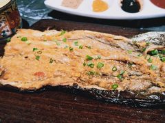 蒜香十足的烤茄子-十三姨正合丰烤肉(营迹路店)