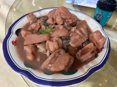 莲藕煮火腩-区海鸡场饭店(石壁店)