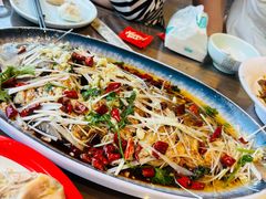 崂山水库鱼-崂山水果园农家宴(泉水鸡店)