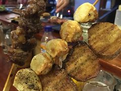 烤大蒜-鸟串烧Yakitori