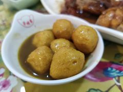 咖喱鱼蛋-芳姨广东砂锅粥(张庄路店)