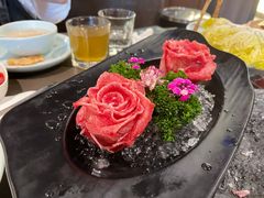 玫瑰雪花牛舌-捞王锅物料理(上海世茂广场店)