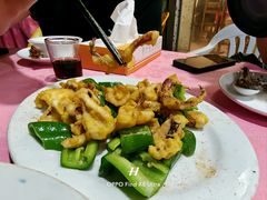 椒盐鱿鱼-松记特色美食