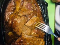 铁板西冷牛扒-胜利茶餐室