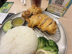 西柠鸡扒饭-佰搭果·广式茶餐厅(西华路店)