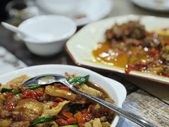 油豆腐炒五花肉-南雄雄州土菜餐厅(粤北大厦店)