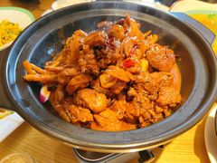 干锅土鸡-鸿运楼·舌尖上的徽菜