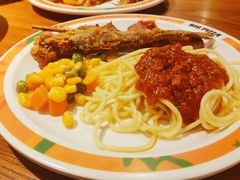 肉酱意大利面-比格比萨自助(美乐城店)
