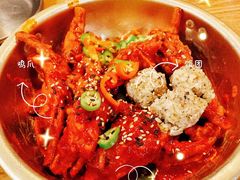辣烤鸡爪-富乐满韩国正宗炸鸡韩国料理(虹泉路店)