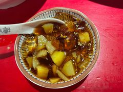 桂花黄桃冰粉-谭鸭血老火锅(图书馆店)