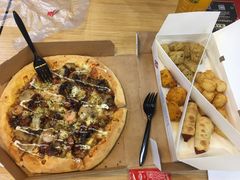 照烧风味章鱼鲜虾比萨-达美乐比萨(商城路店)