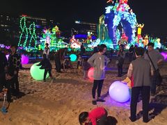 -欢乐海岸椰林沙滩-2025湾区超级灯会