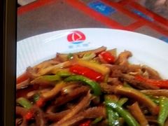 尖椒炒肚条-小船渔村•大连菜•大连焖鱼(明泽街店)