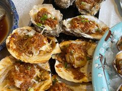 蒜蓉粉丝蒸扇贝-渔娘渔家丹东海鲜(东直门店)