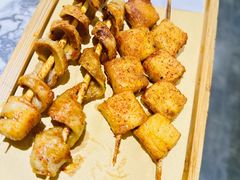 特色烤面筋-雁滩白记·兰州牛肉面