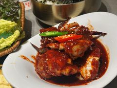 -草家酱蟹炭火烤肉店(珲春南路一店)