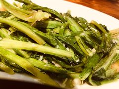蒜蓉油麦菜-禧福徕盆盆香川菜馆