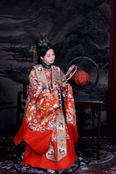 -后宫·古装汉服京剧儿童亲子全家福摄影