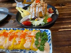 温泉蛋土豆沙拉-小川洋风料理(汉街店)