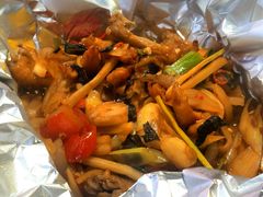 柳味铁板炒鸭脚-老表记广西宵夜螺蛳鸭脚煲(西大店)