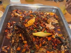 招牌怪味烤鱼-吉庆莲年有鱼炭烤鱼(苏宁广场店)