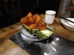 菠萝咕噜猴头菇-水木苼 蔬食料理