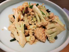 小炒有机菜花-小六汤包(万和城店)