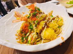 炸虾牛肉炒乌冬面-阿吾罗日本料理(K11艺术中心店)