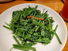 清炒丝瓜尖-一坐一忘云南菜(北京skp店)