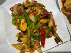 爆炒羊肉片-兰州马子禄牛肉面(文景公园店)