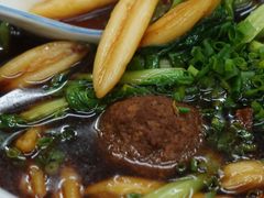 肉圆菜汤面疙瘩-逸桂禾面馆