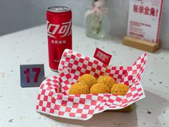 网红拉丝芝士球-百事喜乐炸鸡铺(合肥首店)