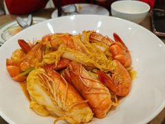 大虾烧白菜-良友·海鲜青岛菜(五四广场店)