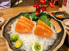 三文鱼刺身-黑牛の店·和牛烧肉(合生汇店)