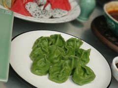 菠菜汁鲜肉水饺-唐廊烤鸭店(工体店)