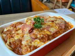 意式芝香培根肉酱焗意大利面-卡朋西餐(较场西路店)