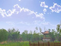 一期入口的亭子-张家湾公园