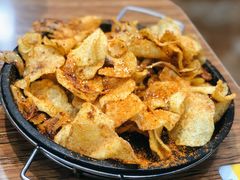 烤土豆片-味之朝·烤盘牛肉·松兰拌饭