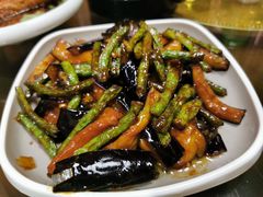 豆角烧茄子-京天红酒家(虎坊路店)
